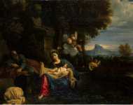 Mola Pier Francesco Rest on the Flight into Egypt  - Hermitage